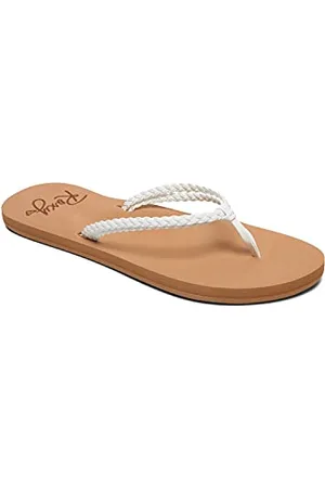Roxy Femme Costas Chaussures de Plage & Piscine, Blanc (White WHT), 38 EU