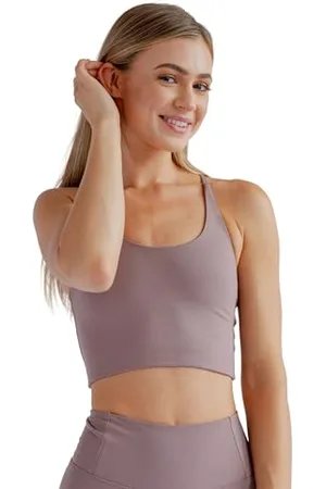 GIRLFRIEND COLLECTIVE Float Cleo Halter Bra Brassière de Sport, , s Femme