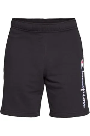 Champion Legacy Icons Pants-Contrast Logo Powerblend Terry Bermuda Shorts, , XS Men