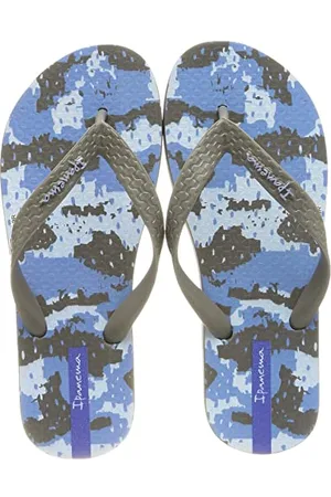 Ipanema TEMAS X Kids, Gris foncé, Gris, Bleu, 27.5 EU Étroit