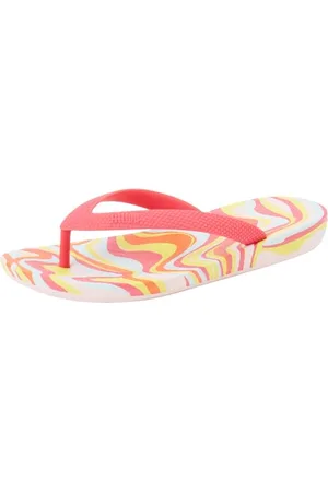 FitFlop IQUSHION Kids Junior Swirly Ergonomic Flip-Flops Sandale, , 34 EU
