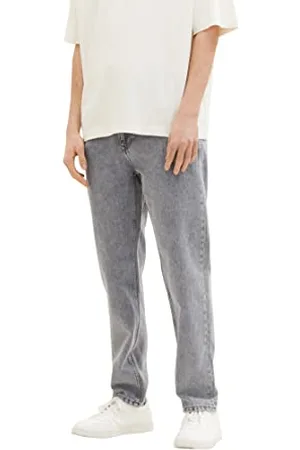TOM TAILOR 1036262 Jean Loose Fit, 10217-Denim Gris délavé usé, 36W x 32L Homme