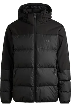 HUGO BOSS Hommes J Hamar 3 Doudoune déperlante à Capuche Amovible