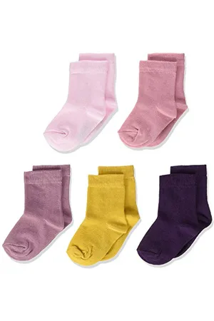 Minymo 5er Pack Socken in Verschieden Farben Chaussettes, , 15-18 (Taille Fabricant: 15 8) Bébé Fille