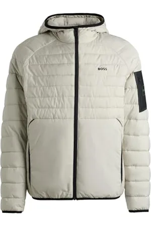 HUGO BOSS Hommes J Thor 2 Veste matelassée déperlante avec détails réfléchissants et décoratifs