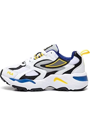 Fila CR-CW02 Ray Tracer Teens Basket, White-Lapis Blue, 37 EU Étroit