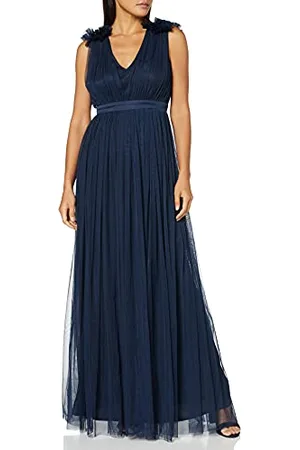 Maya Deluxe Maya Berry Embellished Halter Neck Maxi Dress Robe de Demoiselle d