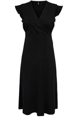ONLY Onlmay S/L Wrap Midi Dress Box JRS Robe, , XS Femme