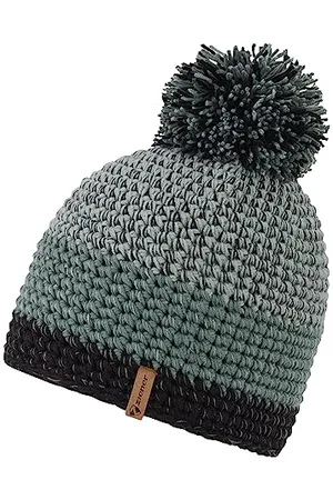 Ziener Intercontinental Bonnet à Pompon tricoté avec Doublure Polaire Tricolore, , Taille Unique Homme