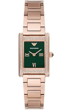 Emporio Armani Femme Analogique Quartz Montre avec Bracelet en Acier Inoxydable AR11641