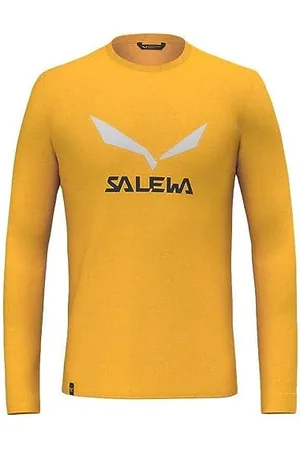 Salewa Solidlogo Dry Long Sleeve Tee Men, , XXL