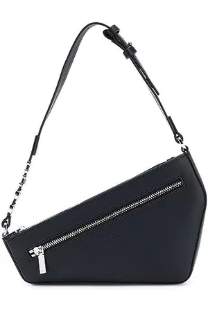 HUGO BOSS Mel Saddle R. Femme Shoulder Bag, Black1