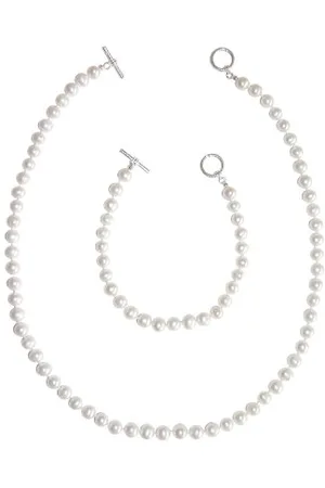 ROBA 13132 Collier et Bracelet de Perles