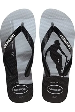 Havaianas Hype, Tongs Homme, Noir Noir Blanc Blanc, 35/36 EU