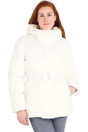 Calvin Klein Jeans Logo Belt Short Puffer J20J221896 Vestes rembourrées, , L Femme