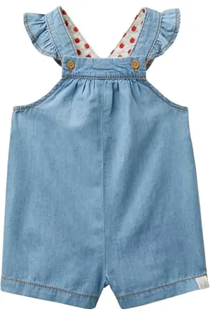 Benetton Salopette 4DHJAT010, Salopette Bébé Fille,