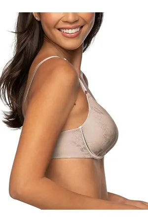Vanity Fair Ego Boost, Adds to One Full Cup Size, Underwire Push Up Bras for Women Soutien-Gorge, Opaque, Jacquard Beige, 36C Femme