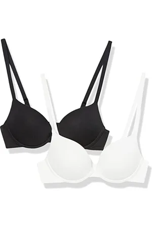 Amazon Soutien-Gorge Push-Up en Coton Femme, Lot de 2, , 90E