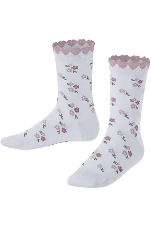 Falke Ditsy Flowers K So coton fantaisie 1 paire, Chaussettes Mixte enfant, , 23-26