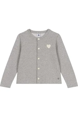 Petit Bateau A0BEQ Cardigan Manches Longues Fille, 4 Ans
