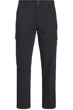 JACK & JONES JACK&JONES JUNIOR JSPTKANE JJHARLOW Cargo SN JNR Pantalons, Black, 128 Garçon