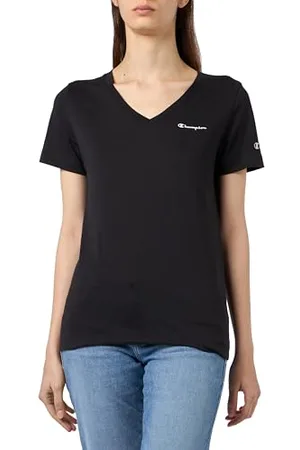 Champion Legacy Icons W-Small Script Logo S/S V-Neck T-Shirt, , XXL Women
