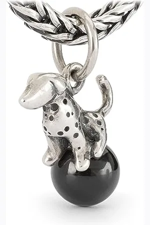 Trollbeads Pendent Donna TAGBE-00301, taille unique, Pierre précieuse, Onyx