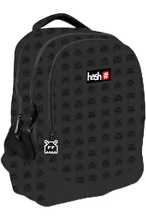 Hash 502023108 BLACK GAMER Sac à dos scolaire, Black