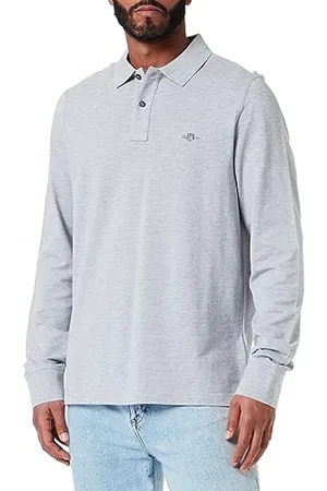 GANT REG LS Rugger À Manches Longues en Piqué Shield Regular, , 4XL Homme