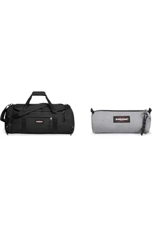Eastpak Reader M + Sac de Voyage, 27 L - Black (Noir) & BENCHMARK Single Trousse, 27 L - Sunday Grey (Gris)
