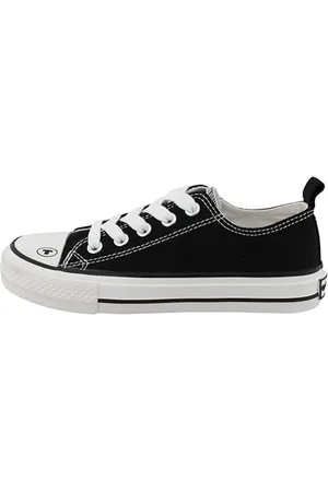 TOM TAILOR 7470120001 Baskets pour garçon, Noir/Blanc, 35 EU