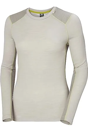 Helly Hansen Aux femmes W Lifa Merino Midweight Crew L Blanc et crème
