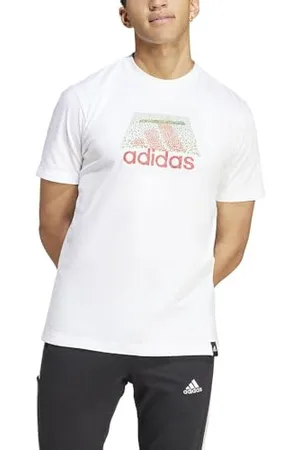 adidas Homme Codes BOS Graphic Tee, White, L Tall