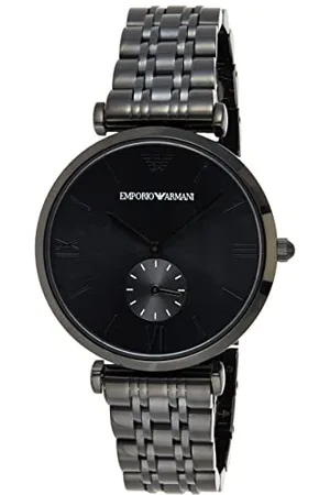 Emporio Armani Emporio Armani Montre Trois Aiguilles en Acier Inoxydable Ton Sur Ton pour Homme , AR11299
