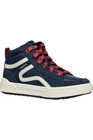 Geox J WEEMBLE Boy A Basket, Bleu, 32 EU