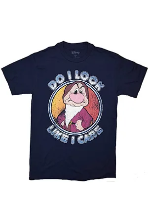 Disney T- Shirt Seven Dwarfs Grumpy Look Like I Care, Opaque, , M Homme