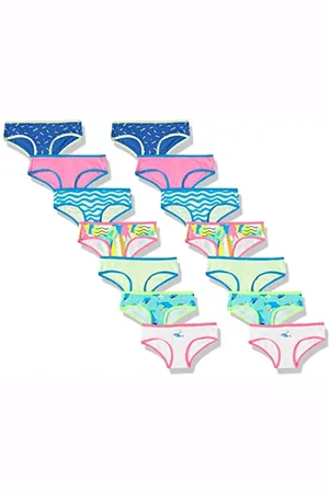 Amazon Culotte Hipster Fille, Lot de 14, , 9 Ans