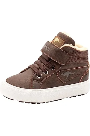 KangaROOS KAVU III Baskets Basses, Braun (Dark Brown/Sand 343), 23 EU