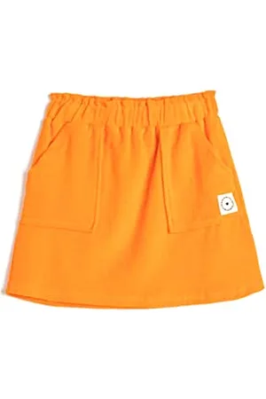 Koton Skirt Towel Fabric Pockets Elastic Waistband Cotton Jupe, , 11-12 Ans Filles