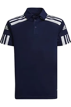 adidas Unisex Kids Polo Shirt (Short Sleeve) Sq21 Polo Y, Navblu/White, HC6274, 152 EU