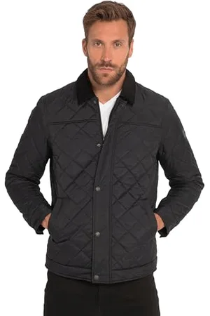 JP 1880 Blouson matelassé avec col en Velours côtelé Veste, , 7XL Homme