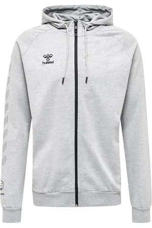Hummel HmlMOVE Grid Cotton Sweat à Capuche zippé
