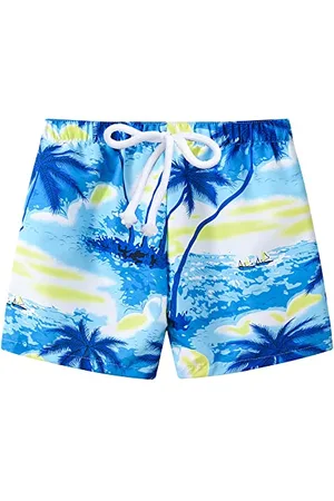 LITTLE HAND Shorts de Plage pour Garçons Shorts de Natation pour Garçons Maillots de Bain à Séchage Rapide pour Garçons Âge 5-6 Ans