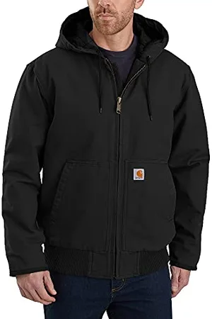 Carhartt Veste Active Isolante en Toile Lourde Délavée Coupe Ample Homme, , L
