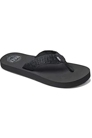 Reef Homme Smoothy Tongs, Noir (Black), 40