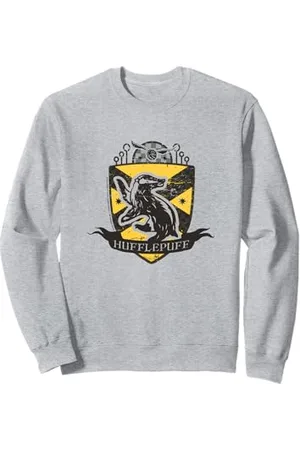 Harry Potter Poufsouffle Quidditch Bouclier vieilli Sweatshirt