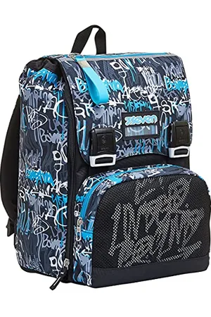 7 for all Mankind Foldable Backpack, Handwritten, , Double Compartment, School & Travel