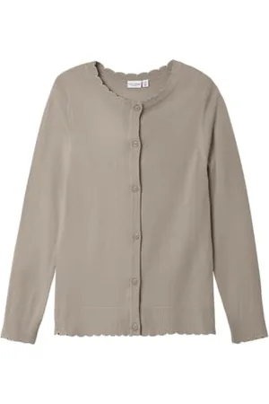 NAME IT Nkfvamone Ls Knit Card K Noos Cardigan, , 146/152 cm Fille