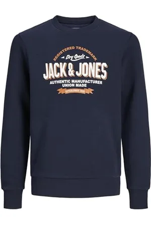 JACK & JONES Jjelogo Sweat Crew 2 Col 24/25 Noos Mni Garçon Maillot de survêtement, , 104
