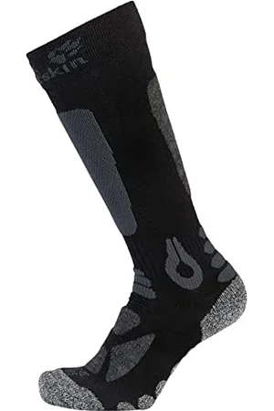 Jack Wolfskin Unisex Kinder Merino High Cut Kids Kinder Skisocken, Schwarz, 34-36 EU